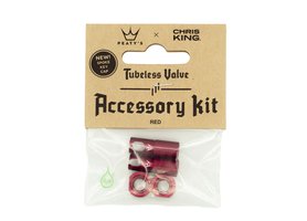 PEATY'S X Chris King (MK2) accessory kit RED (PTV2-ACCS-RED-12)