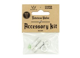 PEATY'S X Chris King (MK2) accessory kit SILVER (PTV2-ACCS-SIL-12)