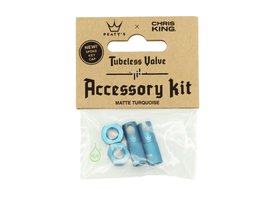 PEATY'S X Chris King (MK2) accessory kit TURQUOISE (PTV2-ACCS-TRQ-12)