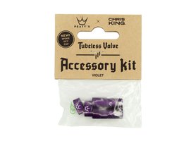 PEATY'S X Chris King (MK2) accessory kit VIOLET (PTV2-ACCS-VLT-12)