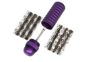 PEATY'S Holeshot Tubeless Puncture Plugger Kit - VIOLET (PPR-TPP-VLT-12)