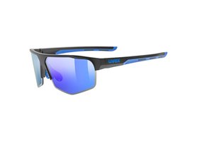 Brýle Uvex AXOS SET BLACK MATT/MIR.BLUE (S5330812416)