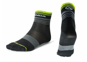 Ponožky Author ProLite X0 černá/šedá/žlutá-neonová