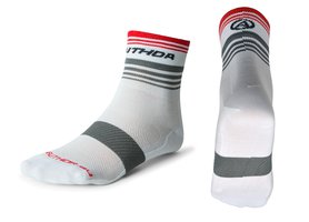 Ponožky Author ProLite X0 bílá/šedá/červená