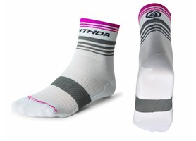 Ponožky Author ProLite X0 bílá/šedá/fialová