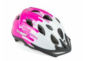 Přilba Author Trigger Inmold 173 bílá/růžová 2022, 54-58 cm