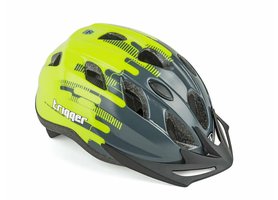Přilba Author Trigger Inmold 175 šedá/žlutá-neonová 2022, 54-58 cm