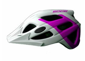 Přilba Rock Machine Edge bílá/růžová 2021, S/M 55-58cm