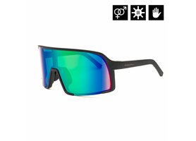 Brýle Horsefeathers Magnum matt black/mirror green