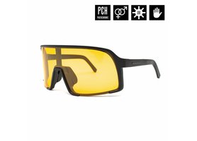 Brýle Horsefeathers Magnum Photochromic matt black/yellow