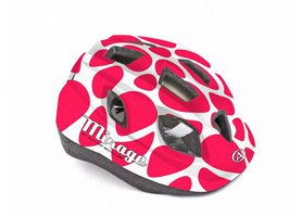 Přilba Author Mirage Inmold 196 červená/bílá 2022, 52-56 cm