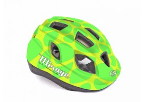 Přilba Author Mirage Inmold 198 žlutá/zelená 2022, 52-56 cm