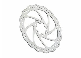 Kotouč Author ABS-PR91 6 děr stříbrná, 203mm