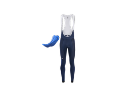 Kalhoty Kalas MOTION Z6 zateplené se šlemi + ZX sedlo Navy Blue