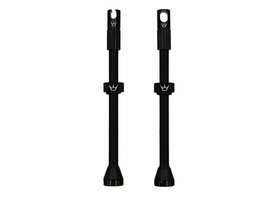 PEATY'S X Chris King (MK2) Tubeless Valves - 80MM - BLACK (PTV2-80-BLK-12)