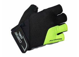 Rukavice Author Men Comfort Gel X6 k/p žlutá-neonová/černá, L