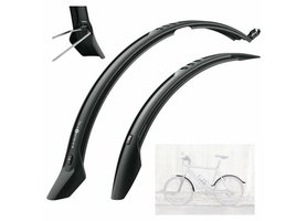 Blatník SKS VELO 65 Mountain set bez vzpěr, Black