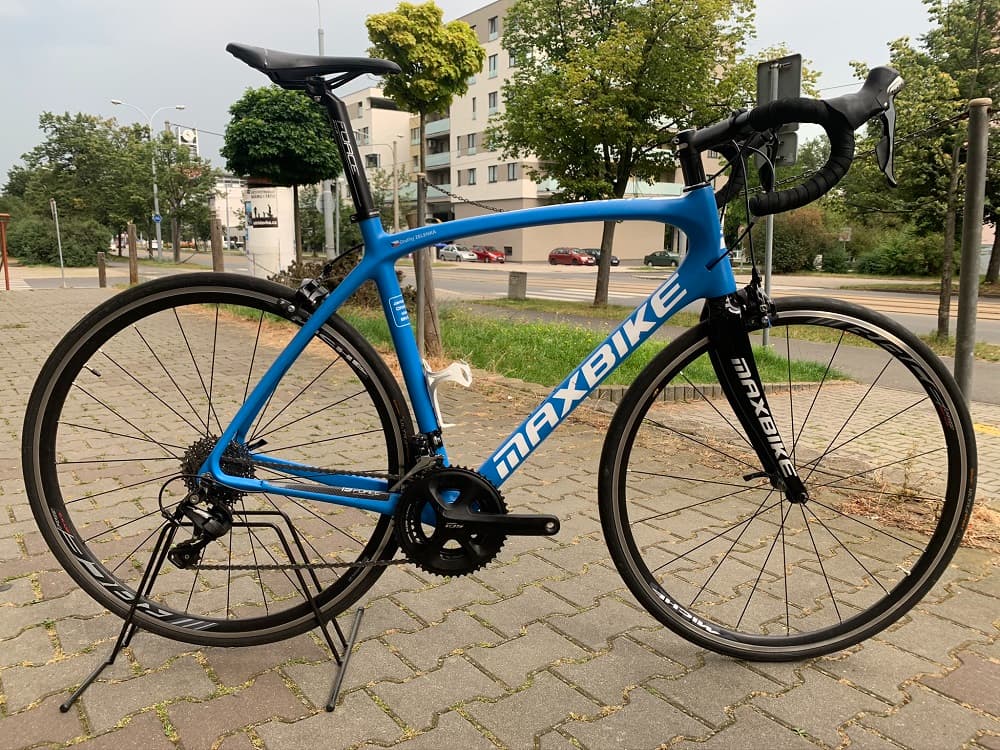 Maxbike Aravis 105 carbon 2017 modrá bazar, 54