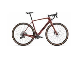 LOOK 765 Gravel Disc Red Dust Metallic Satin Apex 1X12 Shimano Wh-RS 370 2025, XS